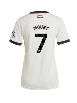 Manchester United Mason Mount #7 Zenski Rezervni Dres 2024-25 Kratak Rukavima